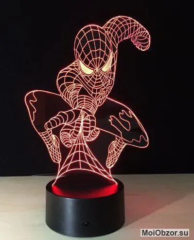 3D светильник SpiderMan