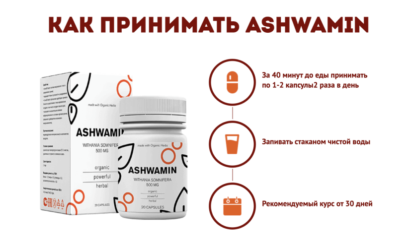 Ashwamin – инструкция по применеию Ashwamin – инструкция по применеию