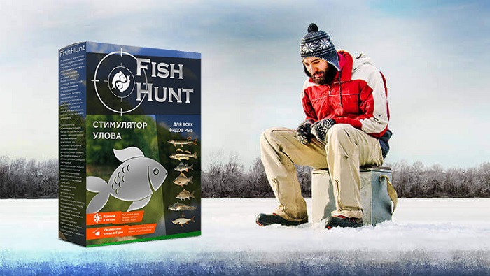 Fish Hunt активатор клева для зимней рыбалки: ловите больше, быстрее, крупнее!