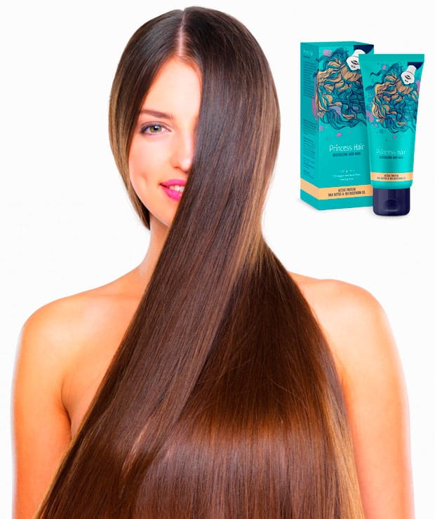 длинные волосы с маской princess hair
