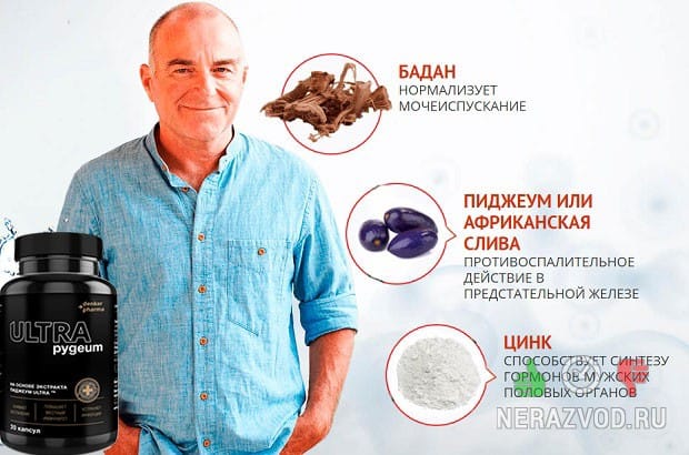 ПИДЖЕУМ УЛЬТРА для лечения предстательной железы