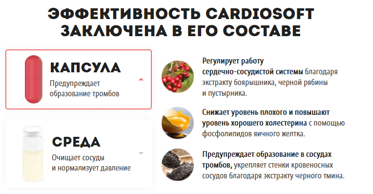 Состав Кардиософт