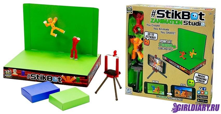 Составляющие элементы набора StikBot